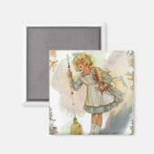 ドロシードウズハウスワークヴィンテージオズ マグネット (正面/裏面)