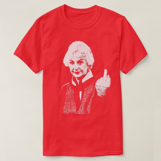 ドロシー・ズボルナック中指 Tシャツ (デザイン正面)