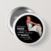 ドロシー・パーカー：ウィット&ウィズダム 缶バッジ (正面&裏面)