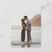 ドロシー・ブラック・エレガントな結婚式 エンクロージャーカード (裏面)