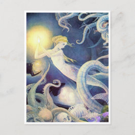 ドロシー・ラスロップによる人魚の小さな危険 ポストカード