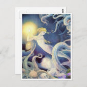 ドロシー・ラスロップによる人魚の小さな危険 ポストカード (正面/裏面)