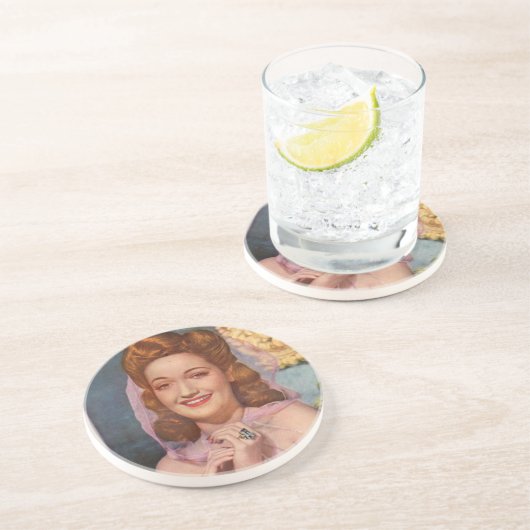 ドロシー・ラモア1940年代の「ロード」写真の星 コースター (側面)