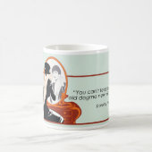 ドロシーParkerの引用文 コーヒーマグカップ (中央)