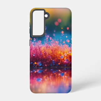 ドロッカラフルトバーストアートデザイン SAMSUNG GALAXY S21ケース