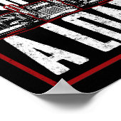 ドロップされたロードトラックおもしろいカーの運転手 ポスター (角)