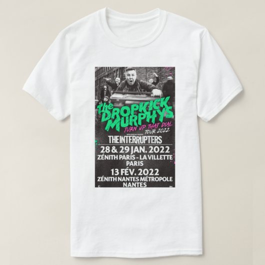 ドロップキック壁構造 Tシャツ (デザイン正面)