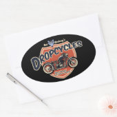 ドロップサイクル 楕円形シール (封筒)