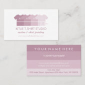 ドロップシッピング衣料店プリントオンデマンドシャツ 名刺 (正面/裏面)