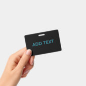 ドロップシャドウ付きの編集可能なアウトライン文字 バッジ (手持ち)