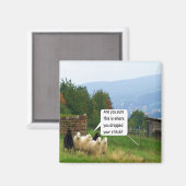 ドロップステッチの羊の磁石 マグネット (正面/裏面)