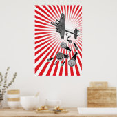 ドロップビートオリジナルプリント ポスター (キッチン)