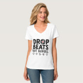 ドロップビート爆弾なし可愛いマスコット Tシャツ (正面フル)