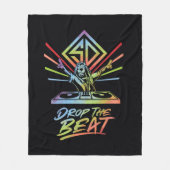 ドロップビート: DJスクービードゥー フリースブランケット (正面)