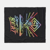 ドロップビート: DJスクービードゥー フリースブランケット (正面(横))