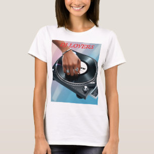 🎧ドロップビート: DJハンドオンターンテーブルVibes 🎶🔥 Tシャツ