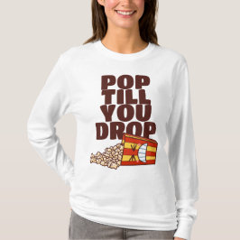 ドロップポップ・アートのするまでカスタマイズ可能 Tシャツ