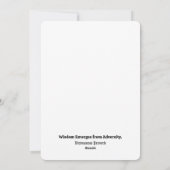 ドロドロの海から現れるブルーロータス（ベトナム語） シーズンカード (裏面)