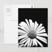 ドロニカム花絵はがき（白黒） ポストカード (正面/裏面)