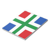 ドロニンゲン国旗(国) ノートパッド (回転)