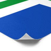 ドロニンゲン国旗（国） ポスター (角)