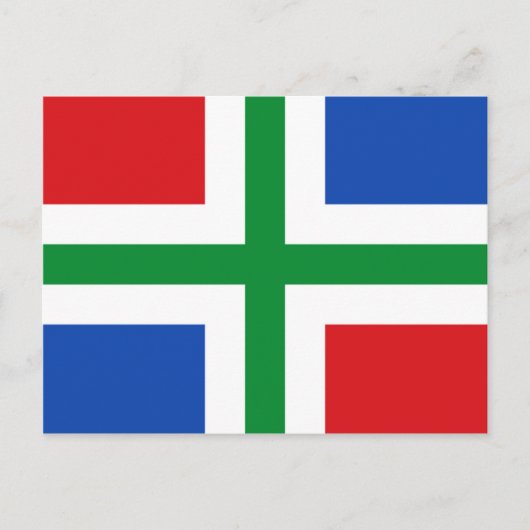 ドロニンゲン国旗(国) ポストカード (正面)
