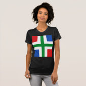 ドロニンゲン国旗（国） Tシャツ (正面フル)