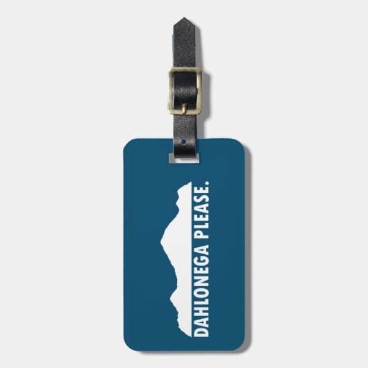 ドロネガグルジアお願い ラゲッジタグ (正面縦)