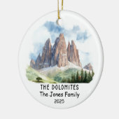 ドロパーソナライズされたミテスオーナメント(イタリア) セラミックオーナメント (左)