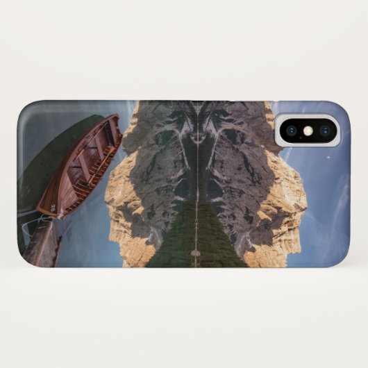 ドロマイトのアルプス| Pragser Wildsee |チロル、イタリア Case-Mate iPhoneケース (裏面(横))