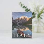 ドロマイトアルプス | Pragser Wildsee |チロル（イタリア） ポストカード (スタンド正面)