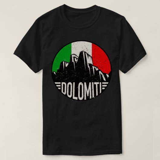 ドロマイトアルプス Tシャツ (デザイン正面)