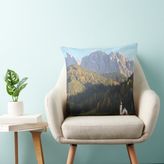 ドロマイト山の装飾用クッションが付いている教会 クッション (椅子)