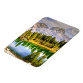 ドロマイト山脈と湖水素晴らし景 マグネット (左側)