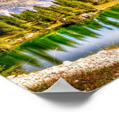 ドロマイト山脈イタリア素晴らしの風景 ポスター (角)