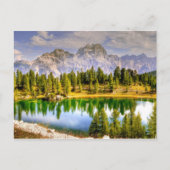 ドロマイ素晴らしト山脈イタリアの景勝地 ポストカード (正面)