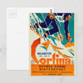 ドロミティ・コルチナ ポストカード (正面/裏面)