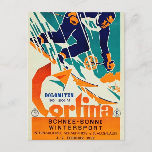 ドロミティ・コルチナ ポストカード (正面)