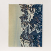 ドロミテイタリアンス山脈の雪景色 ジグソーパズル (縦)