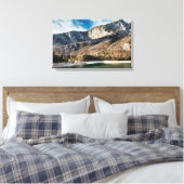 ドロミテイタリアンス（アルプス）、モルベノ湖 キャンバスプリント (インサイチュ (寝室))
