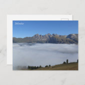 ドロミテイタリア ポストカード (正面/裏面)