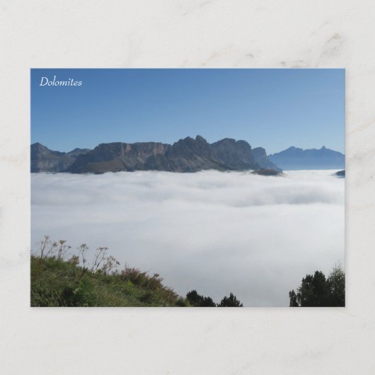 ドロミテイタリア ポストカード (正面)