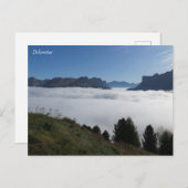 ドロミテイタリア ポストカード (正面/裏面)