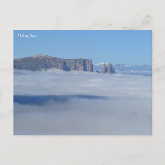ドロミテイタリア ポストカード (正面)