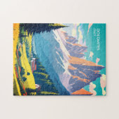 ドロミテスイタリアヴィンテージトラベル ジグソーパズル (横)