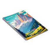 ドロミテスイタリアヴィンテージトラベル ノートブック (右側)