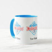 ドロミテスサウスチロルレトロスキーヤーヴィンテージスキー マグカップ (正面左)