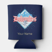 ドロミテスサウスチロルレトロスキーヤーヴィンテージスキー 缶クーラー (裏面)