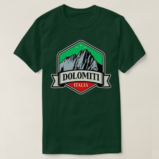 ドロミテスマウンテンズドロミティ1 Tシャツ (デザイン正面)