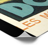 ドロミテスヴィンテージ旅行ポスター ポスター (角)